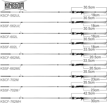 Amazon | Kingdomシルバーニードルフィッシングロッド 超軽量 高速