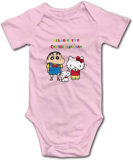 Amazon Co Jp ハローキティ クレヨンしんちゃん 夏 ベビー服 半袖 ロンパース 綿 カバーオール 女の子 男の子可愛い 肌着パジャマ 着替え便利 柔らかい新生児服 0 24m 出産祝い プレゼント ファッション