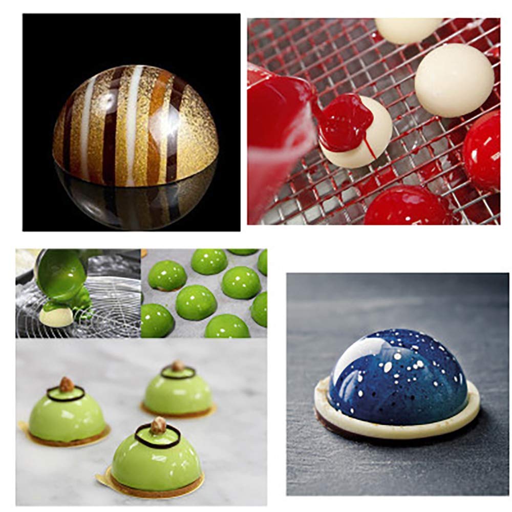 3 Types Of Chocolate Bomb Mold Hot Cocoa Bomb Mold Kit 2 Large&Small 6 Holes Sphere Ball Molds 1
