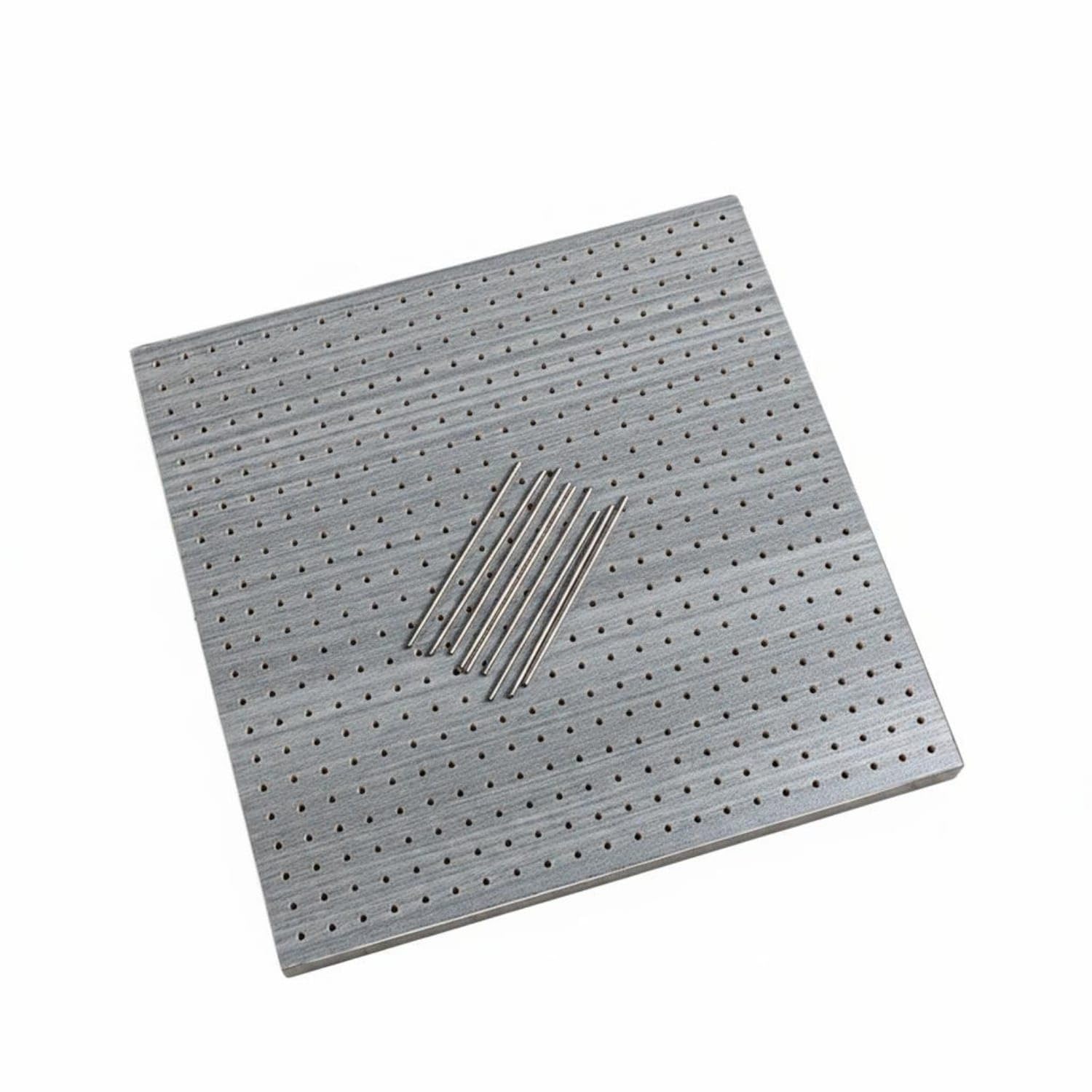 Solid Wood Granny Square Blocking Board Precisely Drilled Holes Wooden Crochet Blocking Board Polished and Polished Craft Supply for Crocheters, Knitters, Crafters, 10CM, Gray 30x30cm-image-15