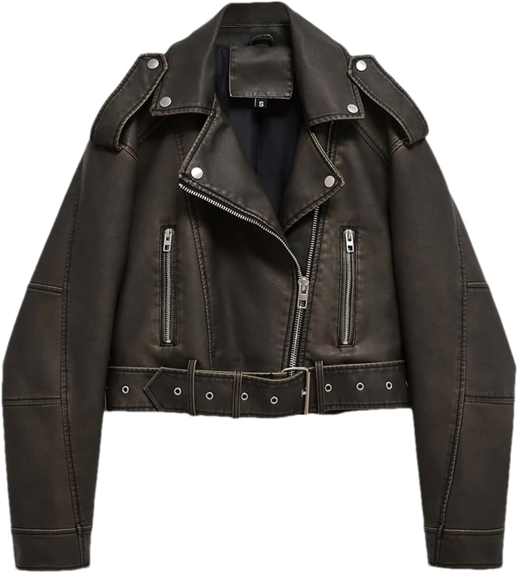 ムウトアール　CUTOFF LIKE SHORT JACKET Biker jacket with wad padding - TRUNK BROWN | Colmar