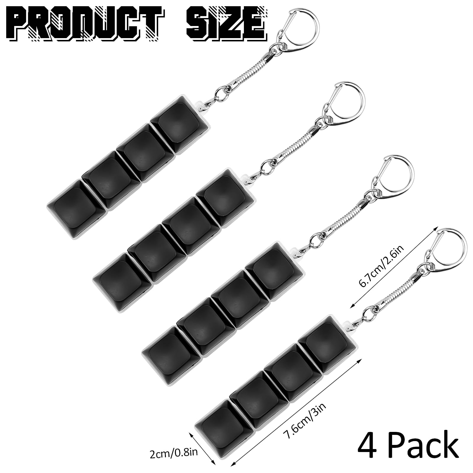 4PCS Keyboard Fidget Toys - Image 2