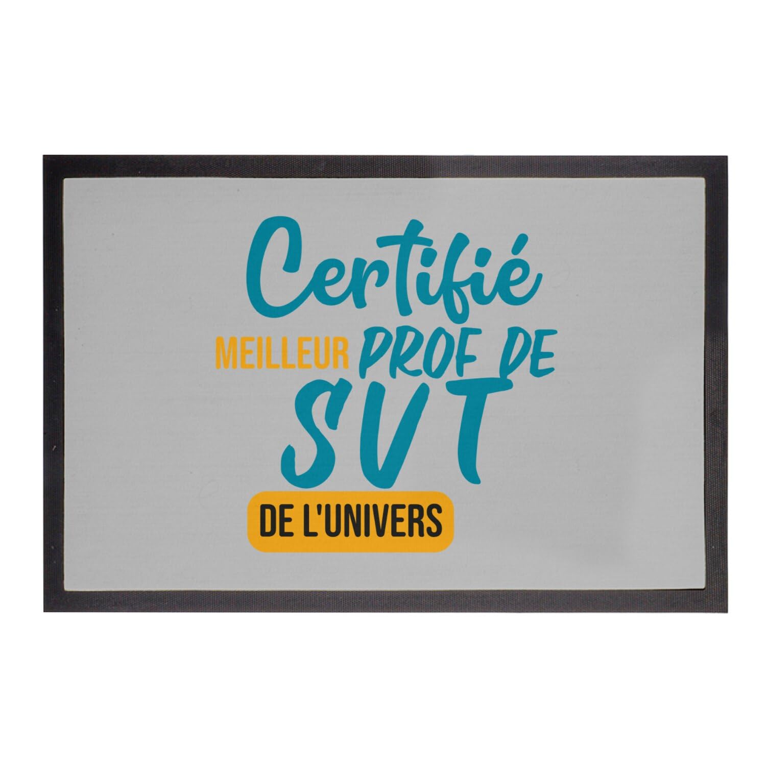 Paillasson Gris Prof de SVT : résout le manque d'idées de cadeaux de fin d'année 60x40cm