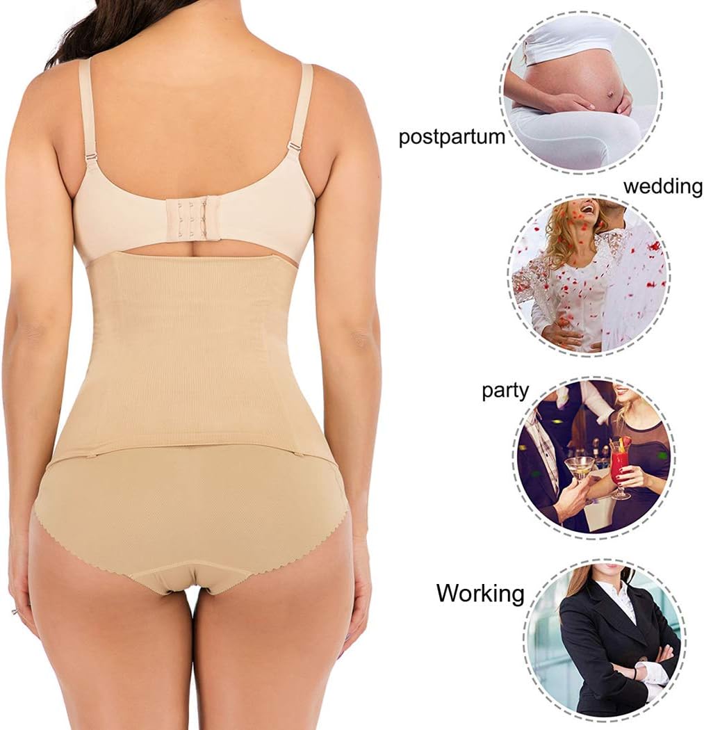 Waist Trainer Corset Shapewear Tummy Control Body Shaper for Women Waist Cincher Slim Body Shaper Beige - Image 6