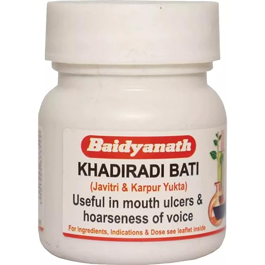 Baidyanath Khadiradi Tablets 40 80 Tablets