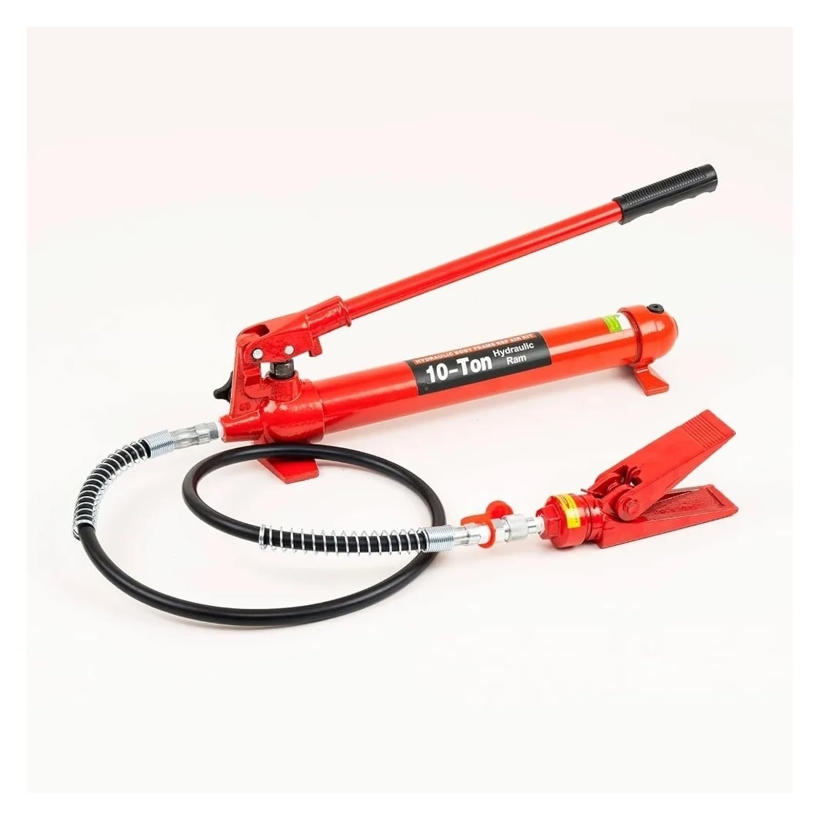 sollevatore auto Martinetto idraulico Porta Power da 10 tonnellate, jack multifunzionale combinato idraulico aggiornato per riparazioni auto sollevatore