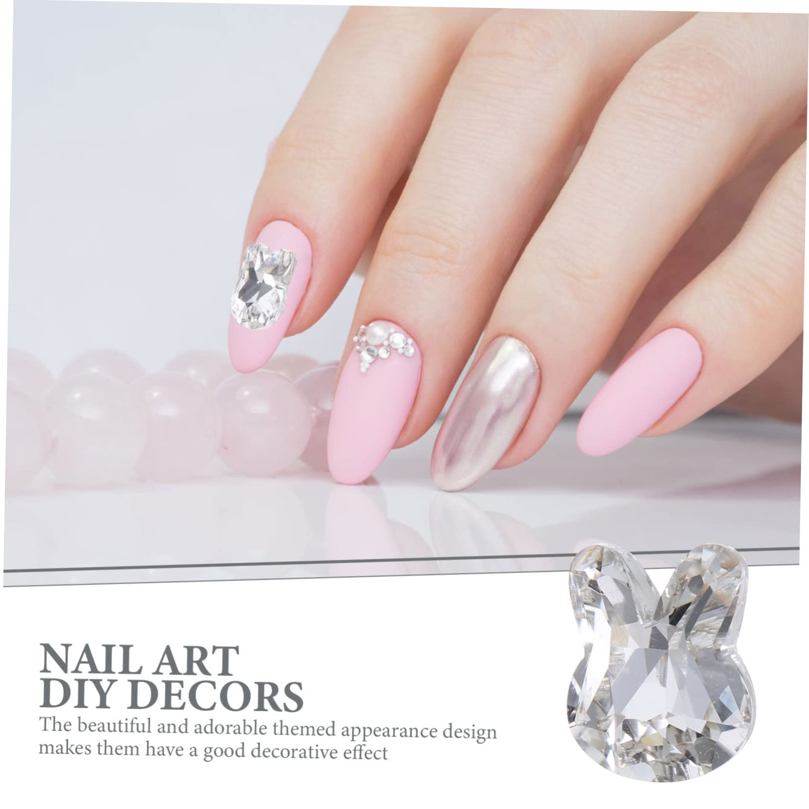 VALICLUD 3 Set Gioielli Con Diamanti Per Unghie Adulti Decorazioni Gioielli Per Unghie Per Nail Art Strass Per Unghie Arredamento Impostore Decorazione Cristallo 20 Pezzi*3
