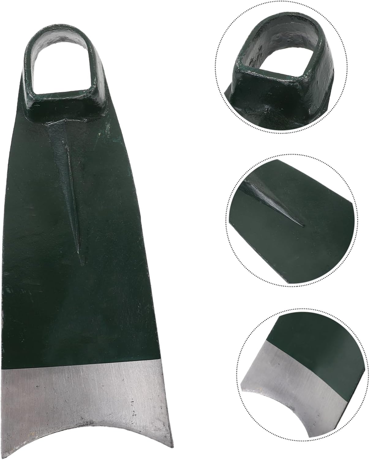 TOYANDONA Gardening Hoe Head Durable Weeding Tool for Planting and Flower Farming Lightweight Handheld Design for Garden Cultivation and Soil Loosening