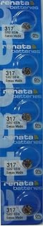 5 Renata 317 SR516SW Silver Oxide Zero Mercury Electronic Batteries