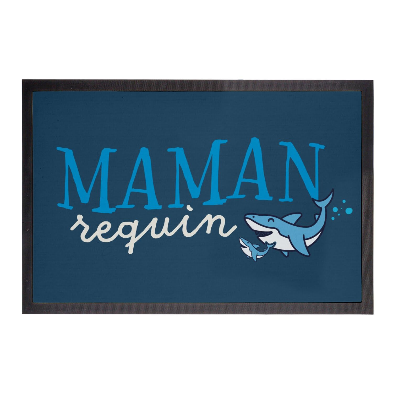 Paillasson Maman Requin Bleu : Accueillez votre Famille avec Amour