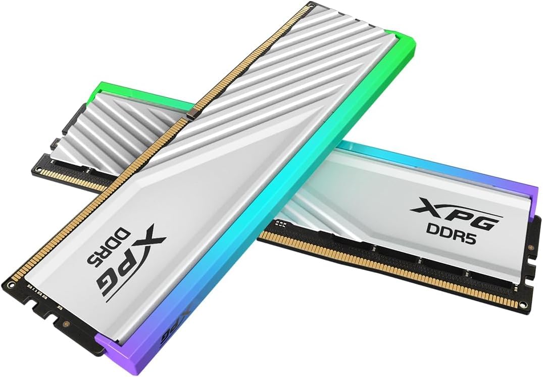 32GB ADATA DIMM 6000 (2x 16 GB) Dual-Kit (wei, AX5U6000C3616G-DTLABRWH, XPG Lancer Blade RGB, INTEL XMP, AMD EXPO) (AX5U6000C3616G-DTLABRWH)