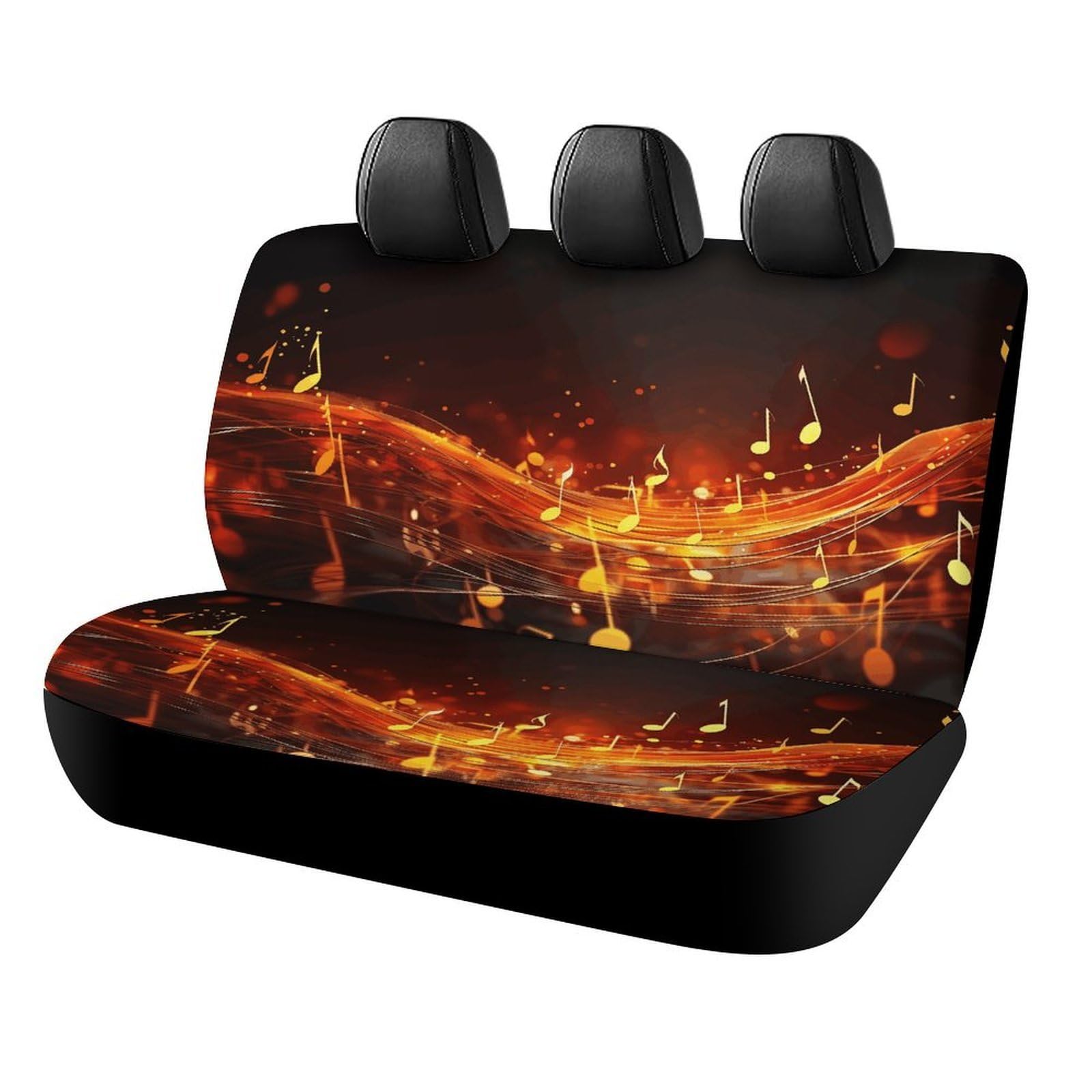 Funda de asiento de coche duradera y resistente a los arañazos con diseño de llama 8