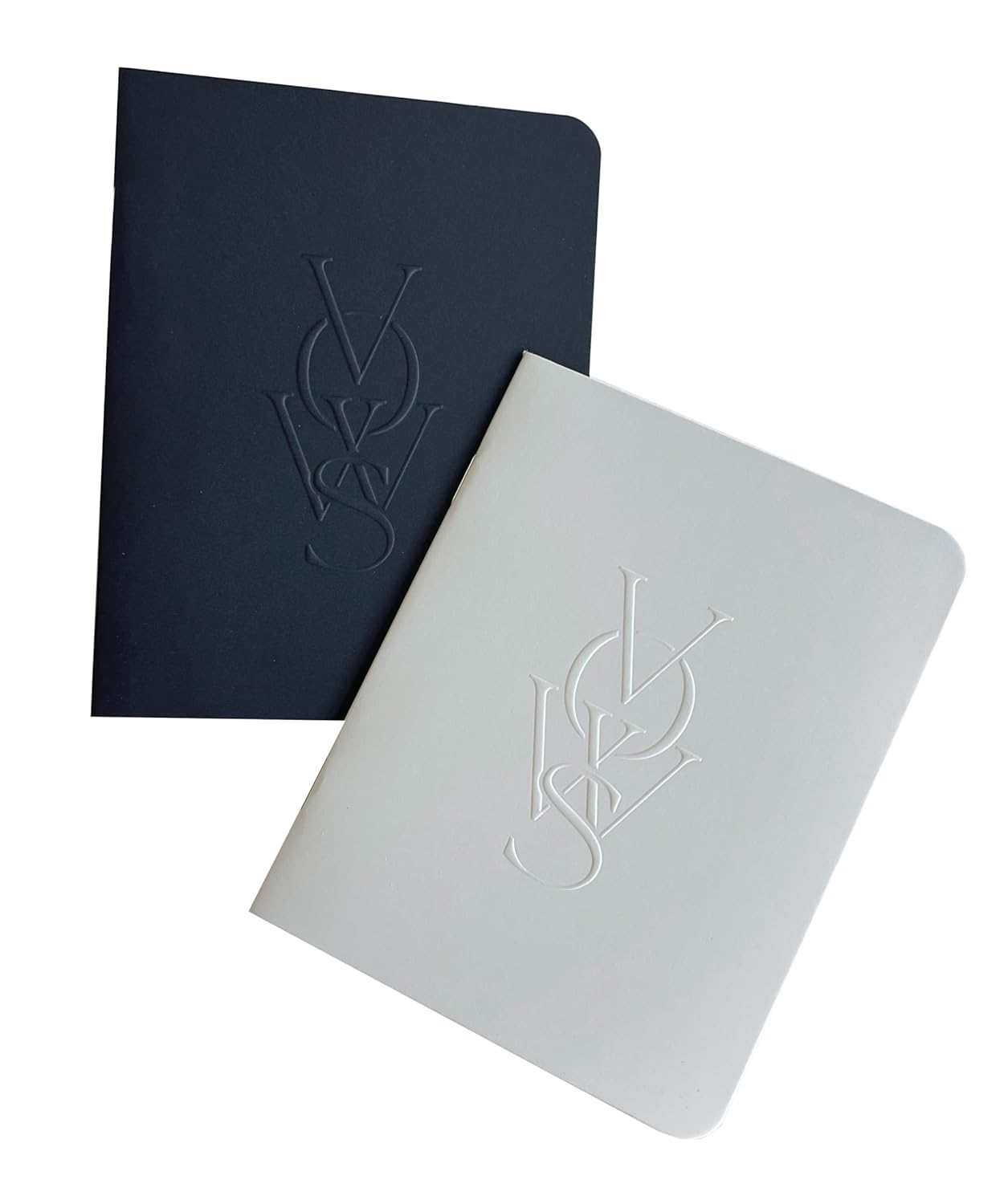 SOLE PAPER CO. Embossed Vow Books, His & Her Unisex, Vow Renewal, Bride & Groom, Wedding Vow, Couples Books, Handmade Modern (Vellum)