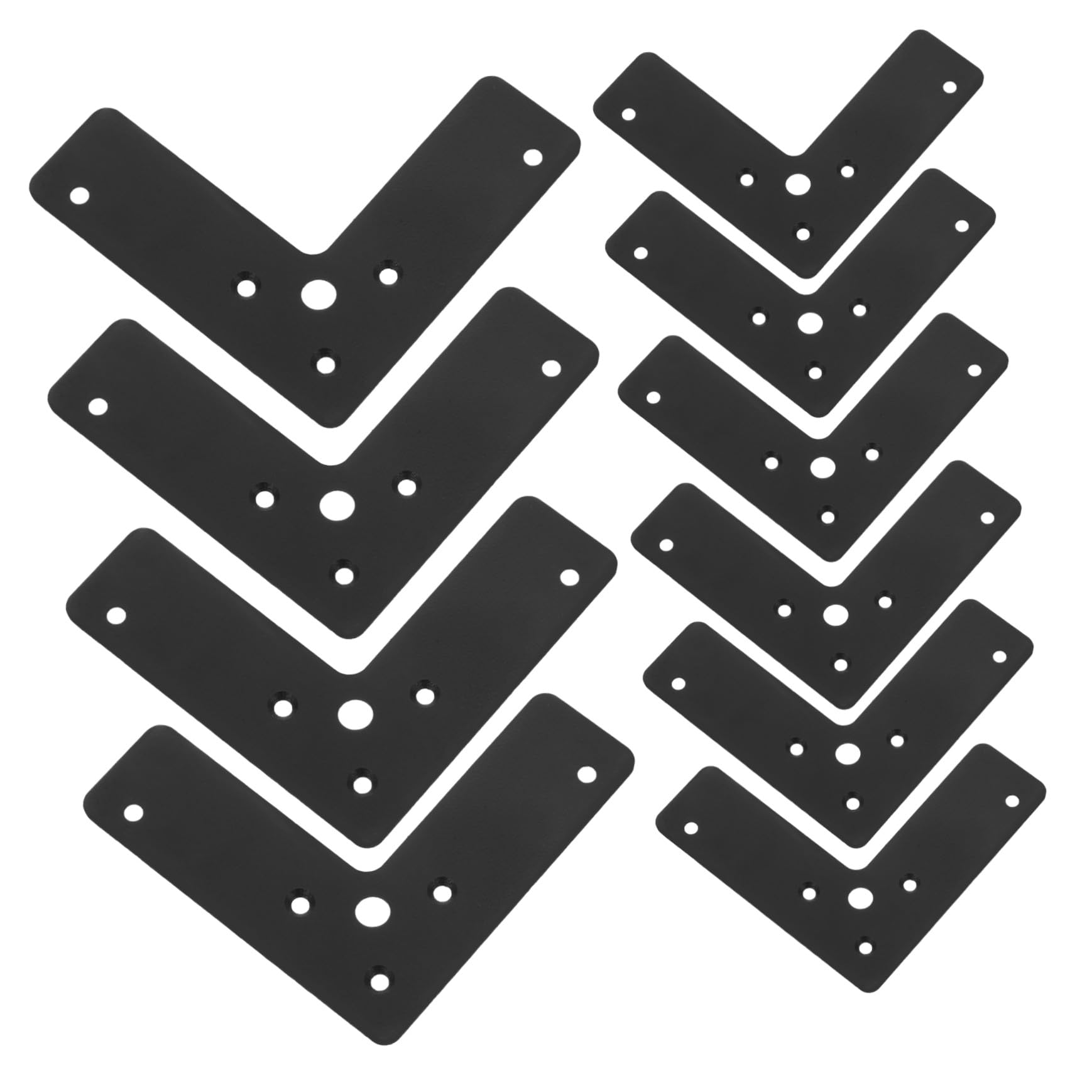 Équerres angle plates acier inoxydable Ciieeo support fixation meuble bois construction x10