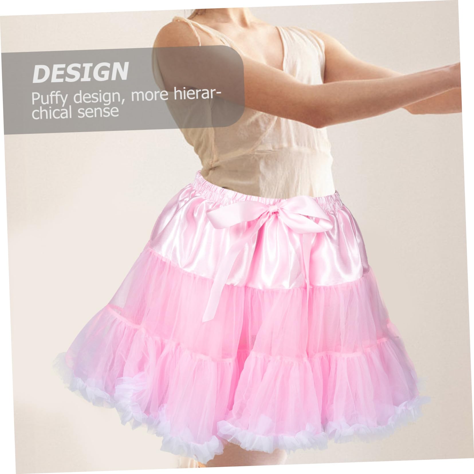LIFKOME Gonna in Tulle Boho Per Bambine Abito in Tulle Kawaii Gonna in Per Bambine Principessa Festa Accessorio Fotografico