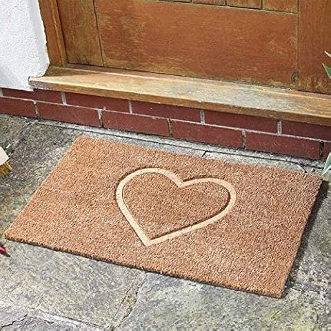 Garden Mile Heart Anti-Slip Door Mat Cover
