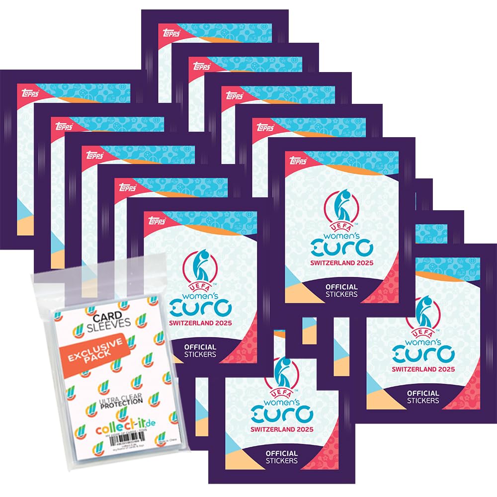 Topps Official Women's Euros 2025 Collection D'autocollants Boîte - 7