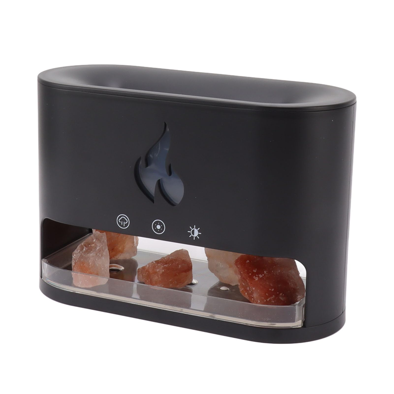 250 ml Diffusore di Fiamma Aromaterapia Umidificatore Realistico Effetto 3D per Home Office Relax Materiale ABS