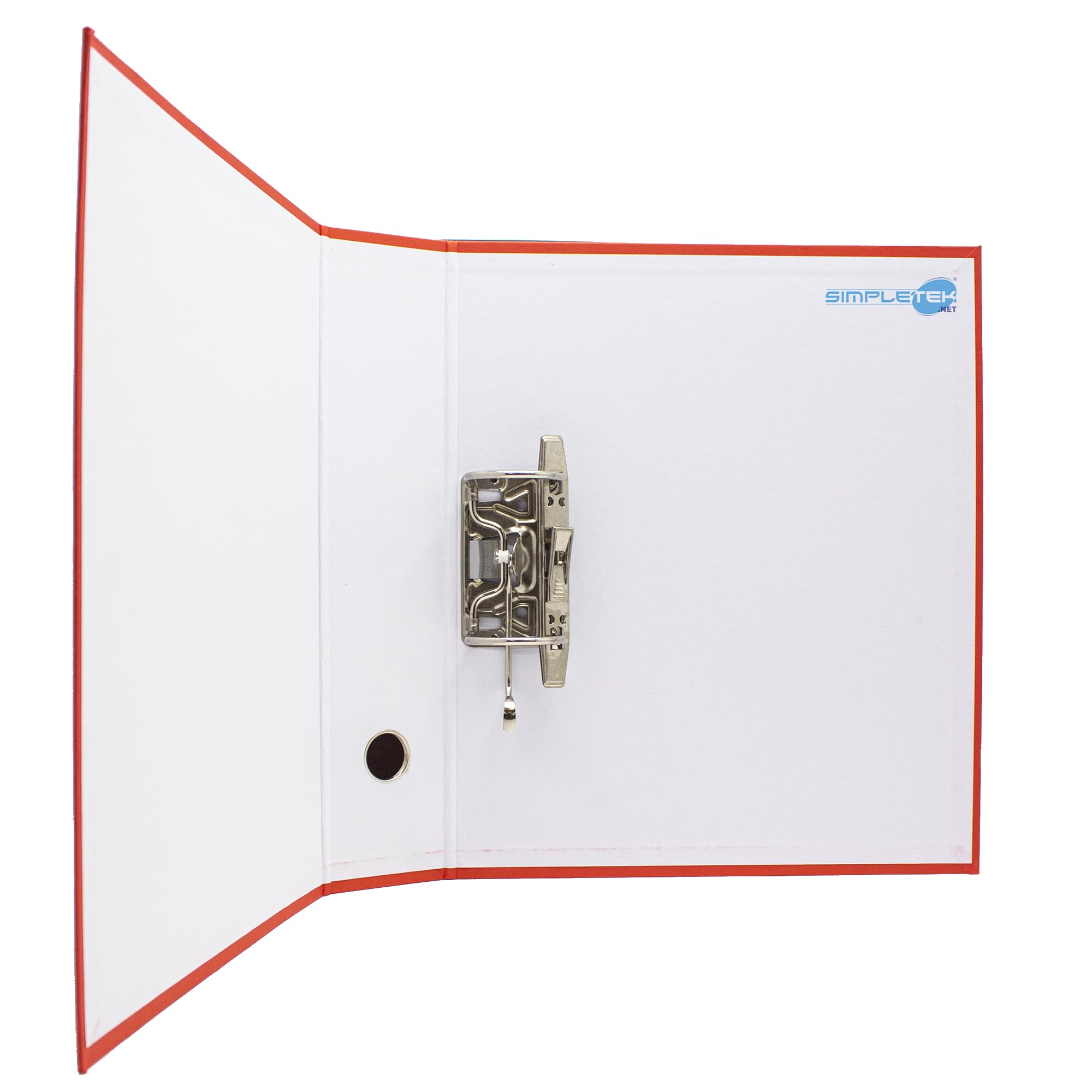 SIMPLETEK - 12x Raccoglitore ad Anelli per Buste e Documenti Rosso Nero Registratore Protocollo 0201150 P.RO (12 pezzi)
