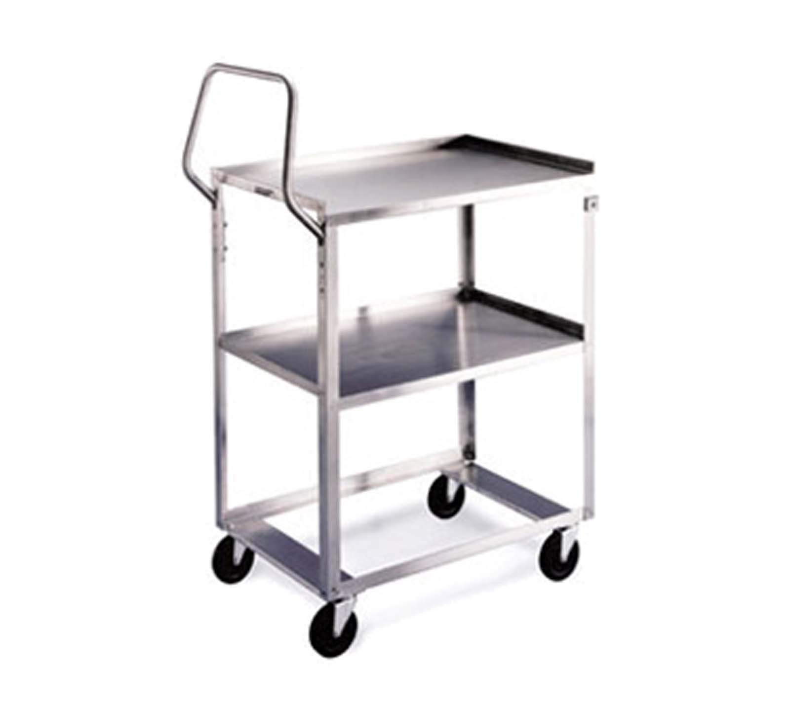 Ergo-One 300-Lb. Capacity Utility Cart - 31-1/8"Wx19"D Shelves by Lakeside – Stainless Steel,Steel, Model 6610