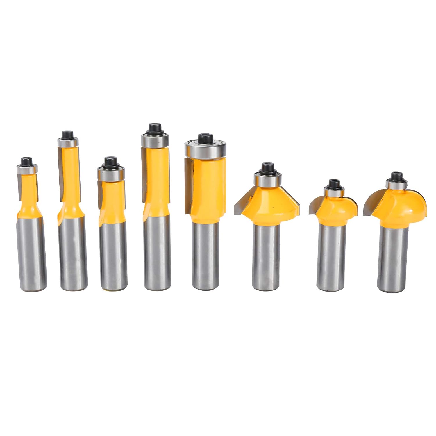 35 pcs Tungsten Carbide Router Bit Set with 1/2-Inch Drive Shank for Doors, Tables, Shelves, Cabinets, DIY Woodwork