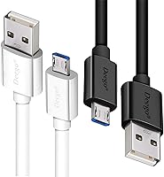 DEEGO 2-Pack Micro USB Cables 10ft & 6ft - Fast Charging Android Charger for Samsung Galaxy S7/S6, LG, HTC, Nexus & More