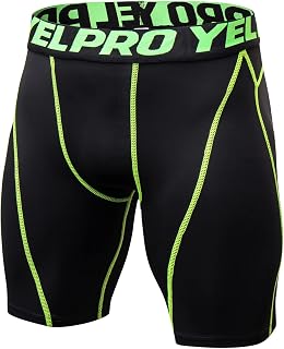 Compression Shorts Mens Cool Dry Tights Base Layer Running Shorts Activewear Undershorts for Fitness Running Training Riding Gym