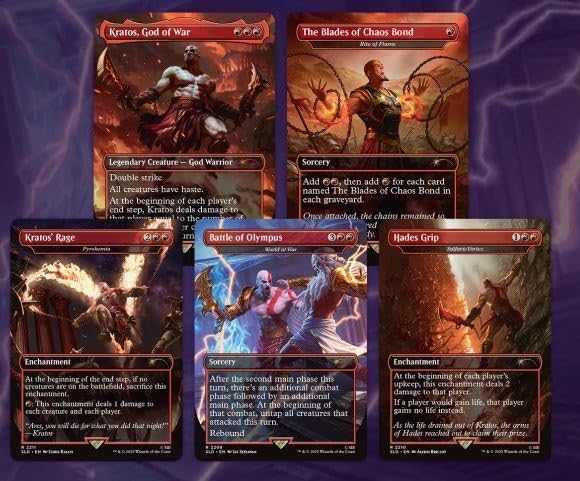 Magic the Gathering Secret Lair x God of War: Greek (Foil