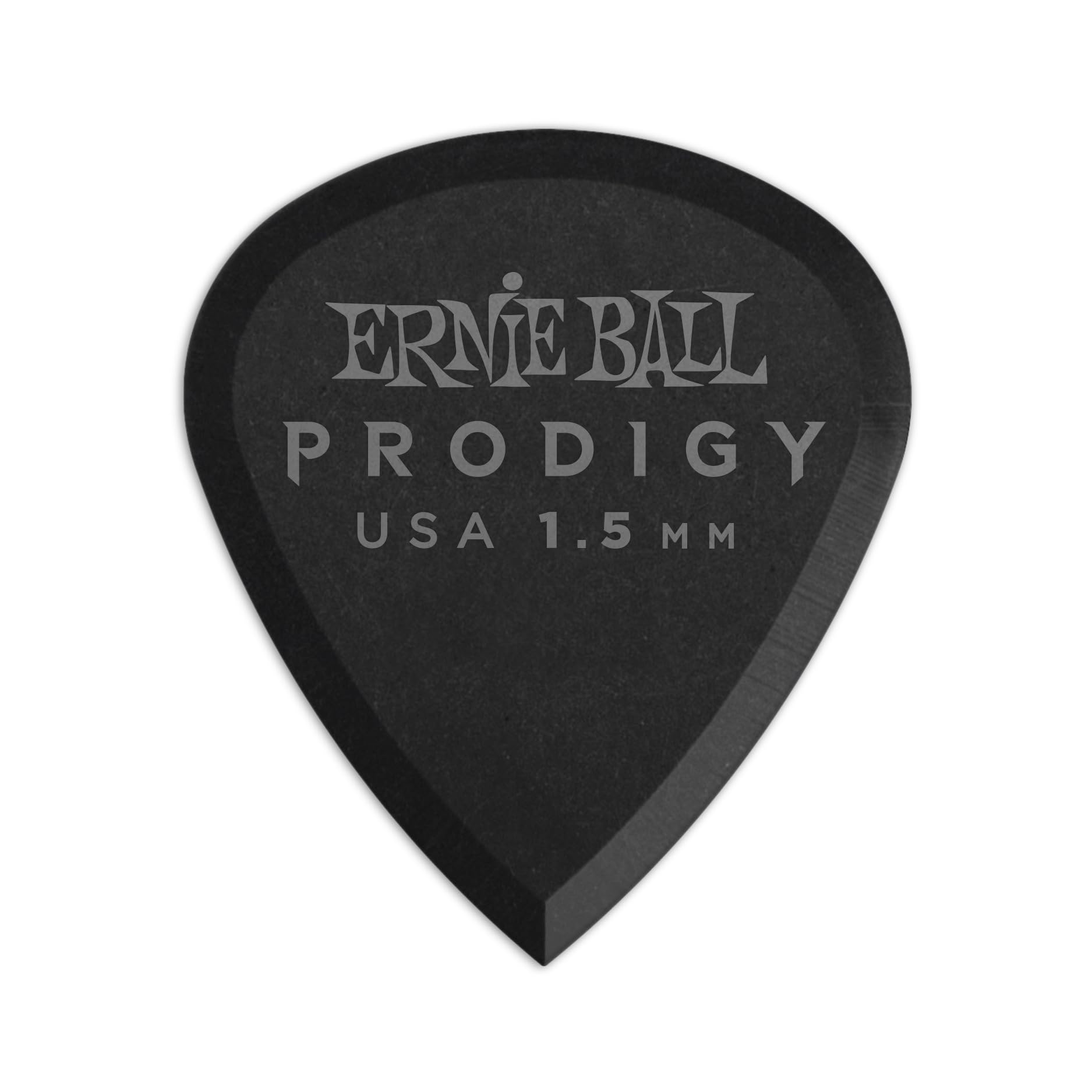 Ernie Ball P09200 1.5mm Mini Prodigy Picks 6-Pack, Grey