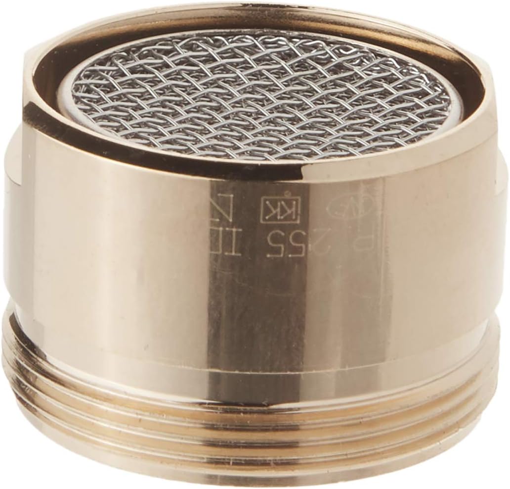 Rohl 9.25257IB Perrin and Rowe Outlet Nipple M28 X 1 Ring Aerator Outer Ring Only in Inca Brass for U.3248 U.3249 U.3258 and U.3259 Deck Mounted Tub Spouts