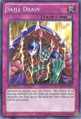 YU-GI-OH! - Drenaje de habilidades (BP01-EN053) - Battle Pack Epic Dawn - Edición ilimitada - Starfoil Rare