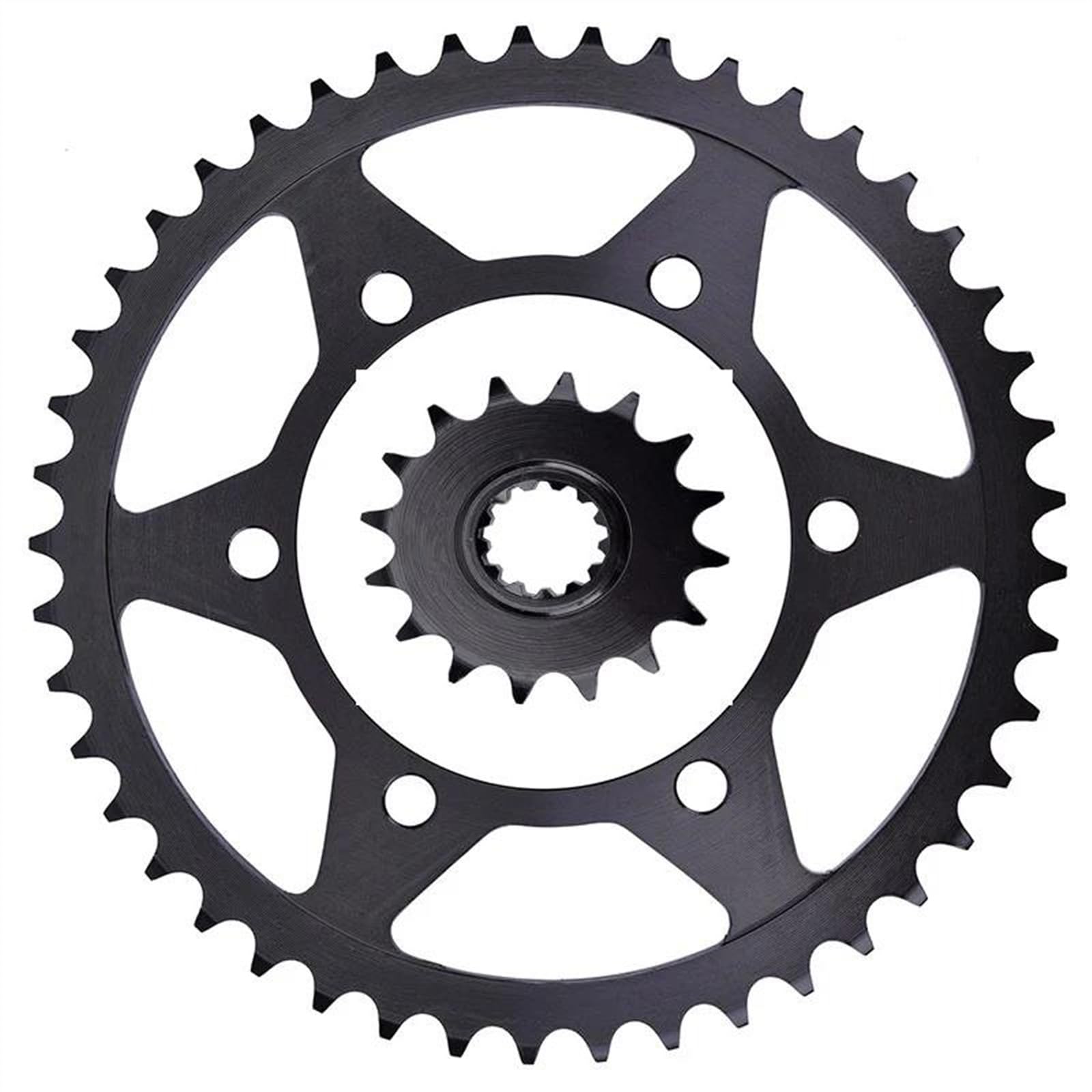Genérico Piñón de transmisión Piñón Trasero Delantero De Motocicleta 525 16T 45T para Yamaha MT-07 Tracer (MTT690-A) 2020-2022 2021 FJ-09 F/F/C/G/GC1RC 2016-2017