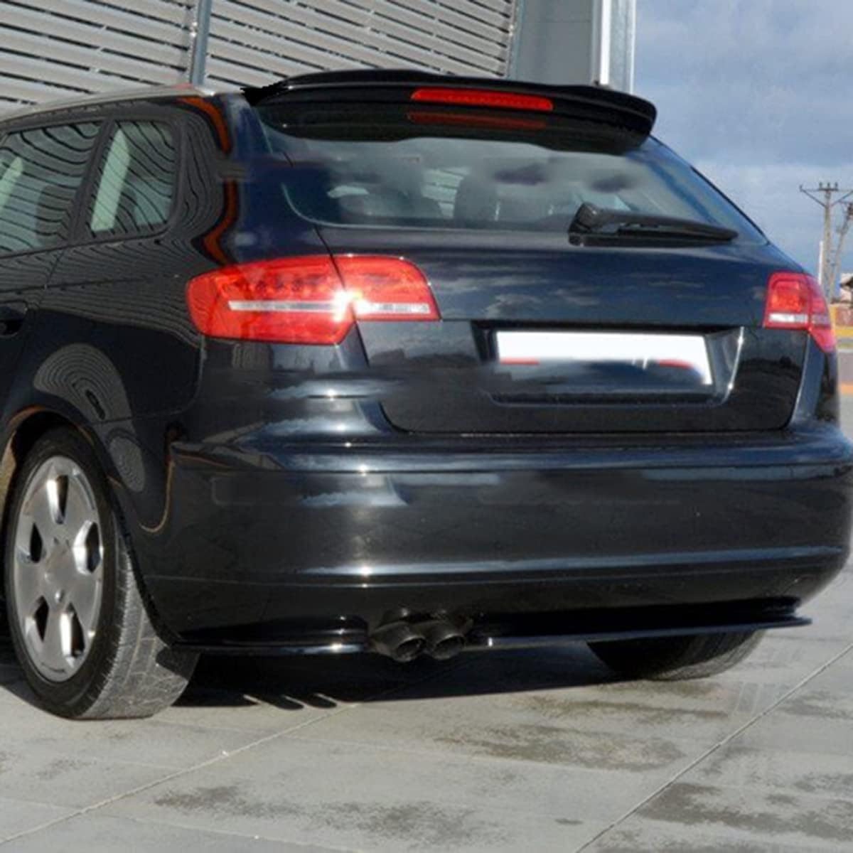 Spoiler del paraurti posteriore dell'auto, per Audi A3 Sportback 8P 2004-2013, spoiler del diffusore per auto
