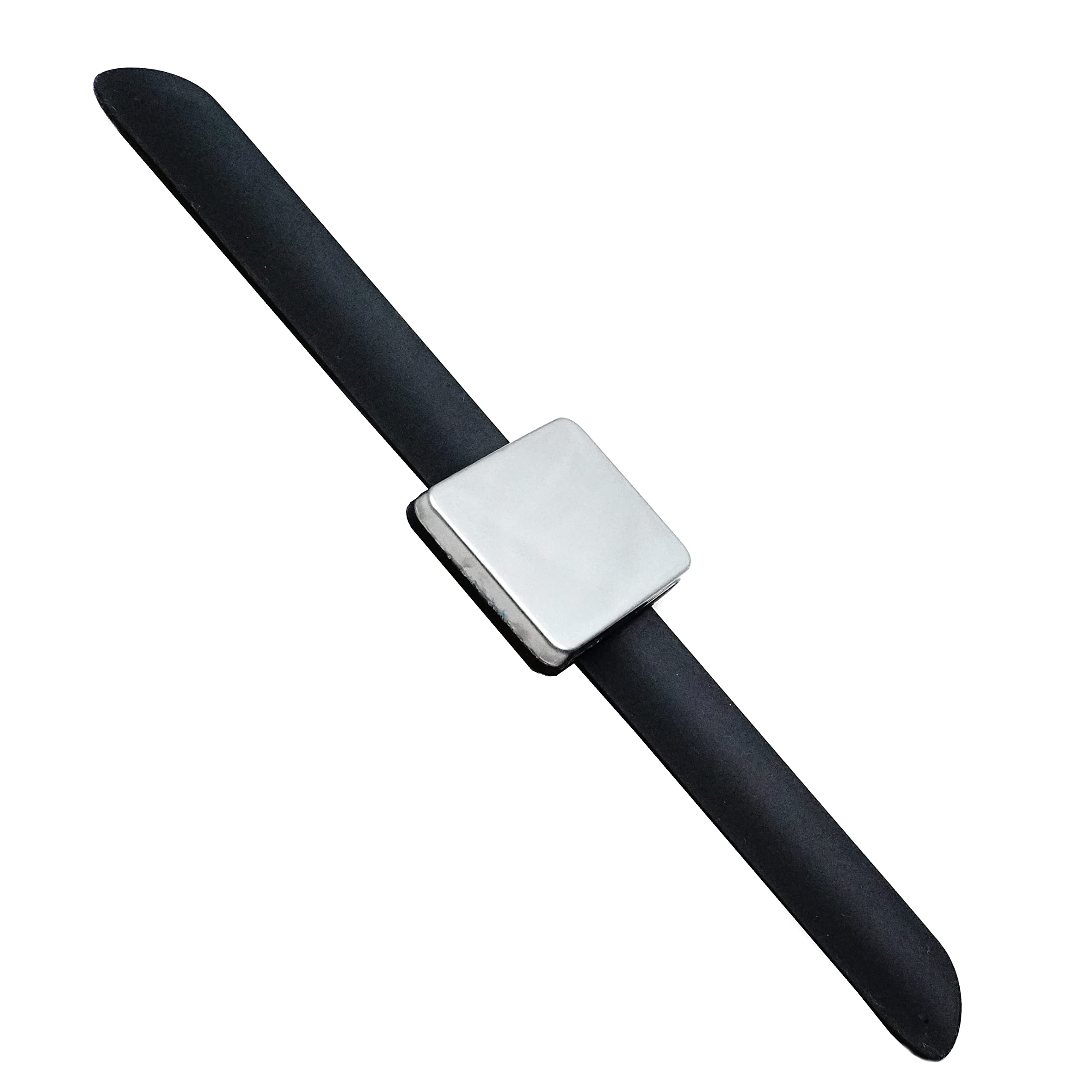 Trimz Magnetic Wrist Pin Cushion - Black Adjustable Sewing Wristband with Strong Magnet for Needles and Pins 240mm x 28mm - Image 2