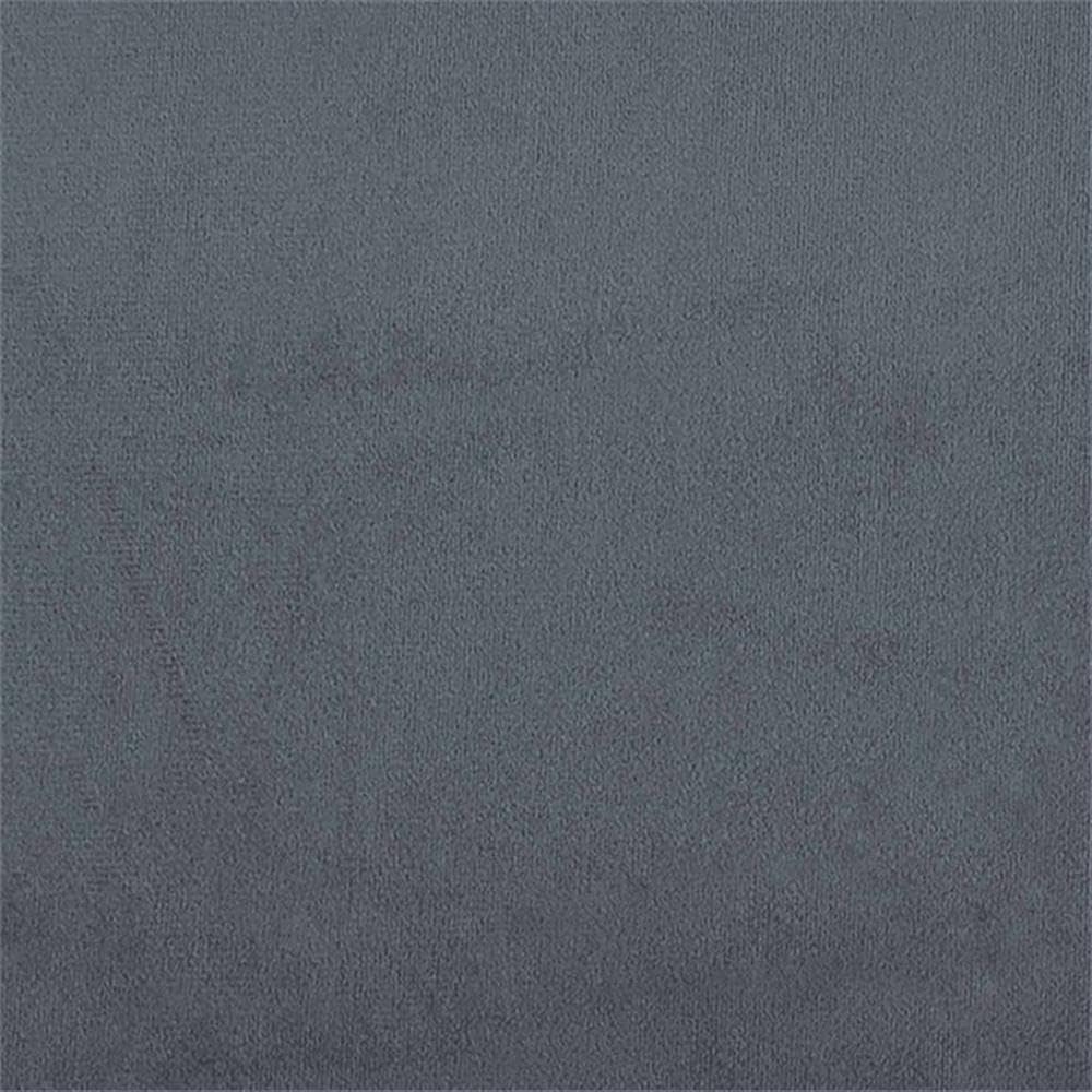 BOWERY HILL Modular L-Shaped Velvet Sectional Sofa, Dark Grey Matte Finish, 85.4 x 164.2 x 25.2 in, Steel Frame with Removable Cushion Covers, Modern Living Room Seating, Seats Up to 5