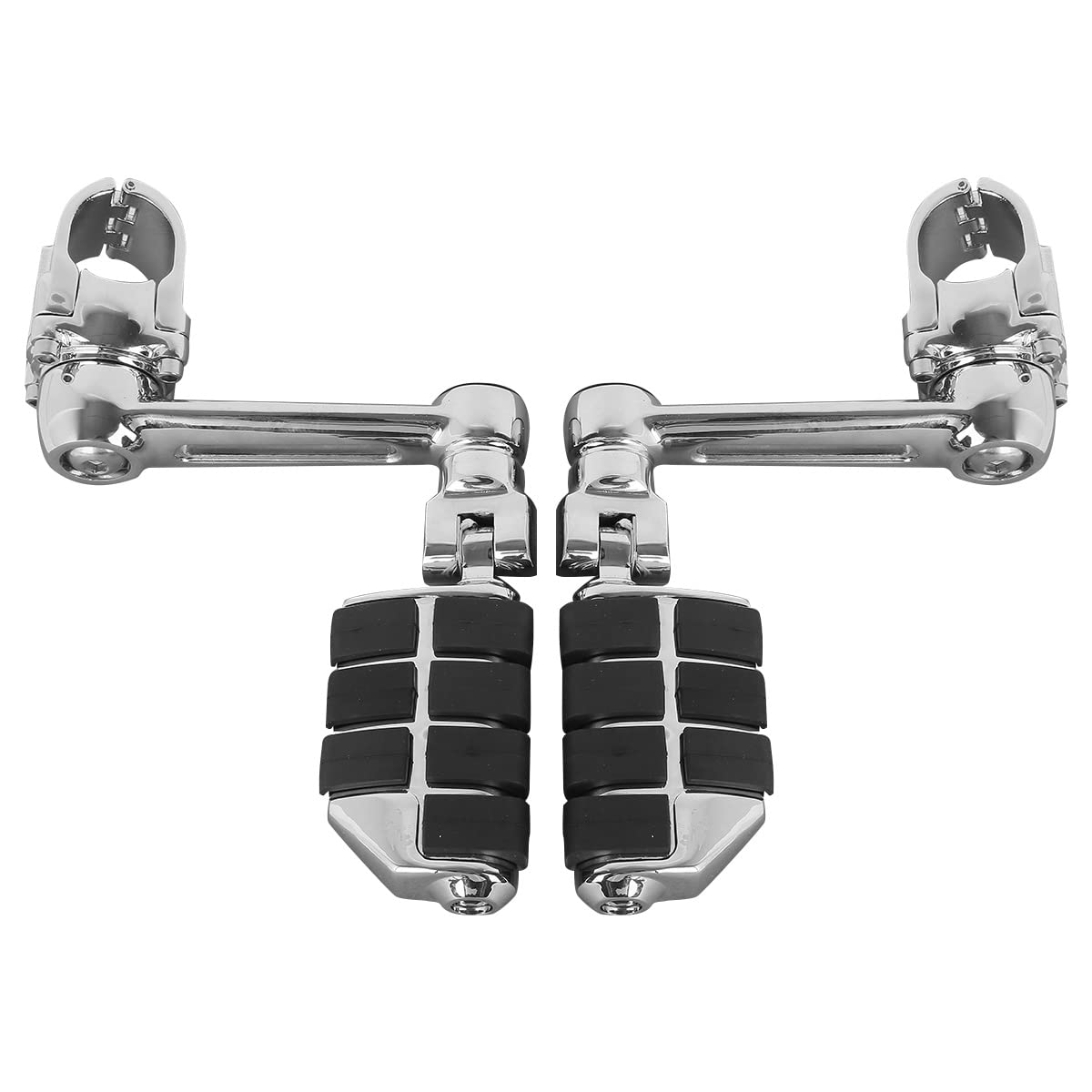 TCMT Fußrasten Verstellbar Fußstütze Motorrad Universal Fußrasten Passend für Honda Goldwing 1800 GL1800 30 mm 35 mm