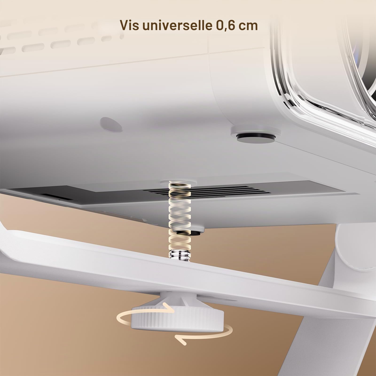 Aurzen Trépied pour Vidéoprojecteur avec Support Multi-Angle