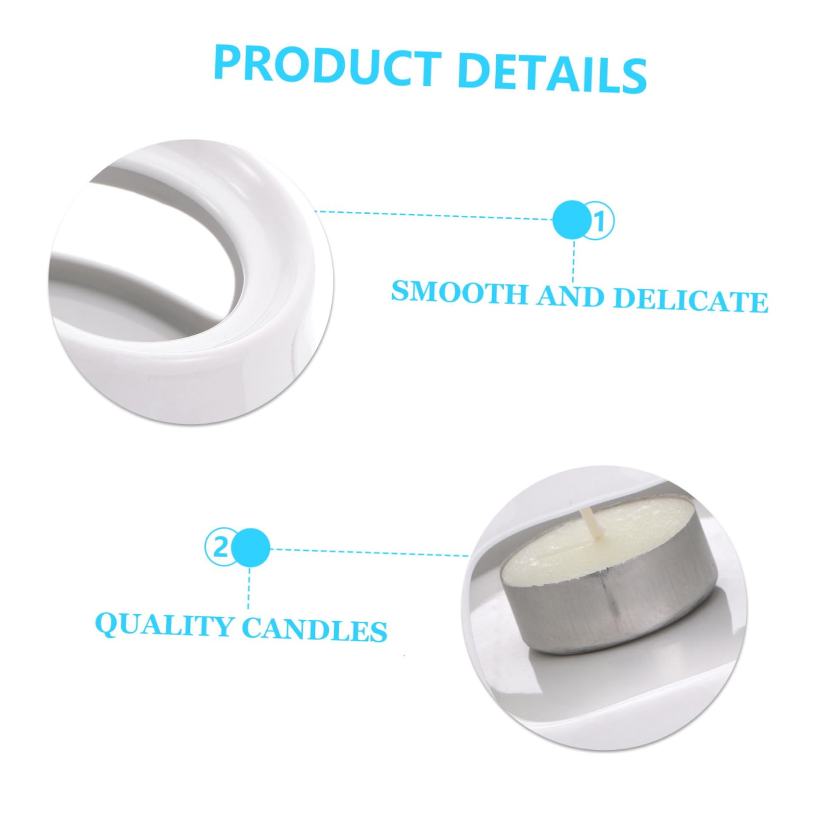 COLLBATH 1set Ceramic Chocolate Fondue Pot Home Hot Pot for Cheese Candy Easy to Clean Stain Resistant for Baking Cooking for People