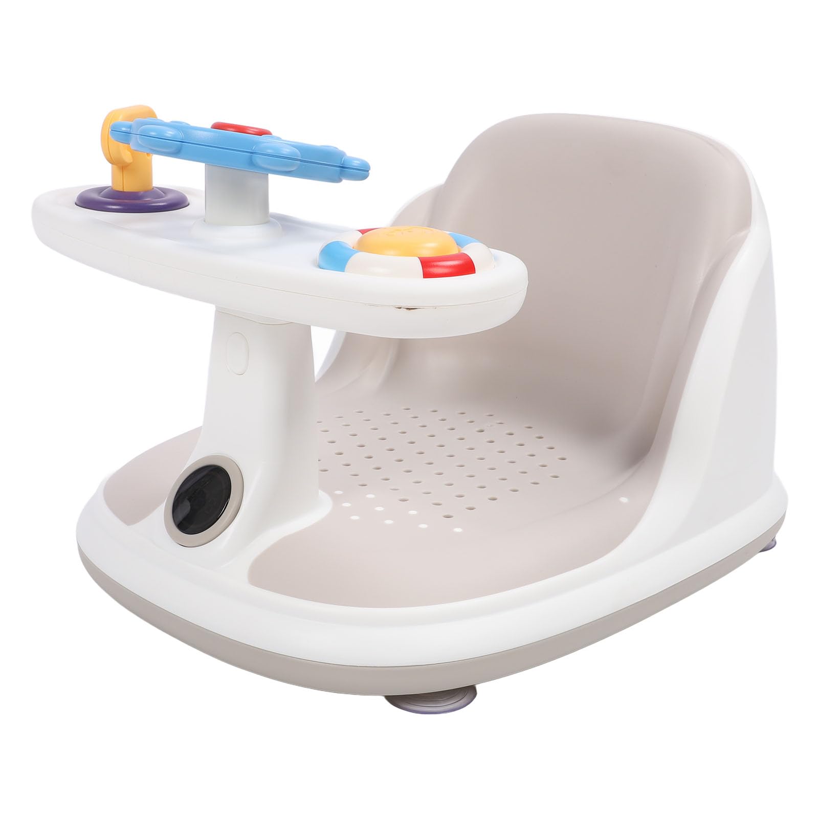 Kikumi Banco de Baño para bebé con Pintura Sensible a la Temperatura, Hecho de Material Plástico Resistente, Diseño Espacioso con Silla Ergonómica Segura para un Baño Cómodo