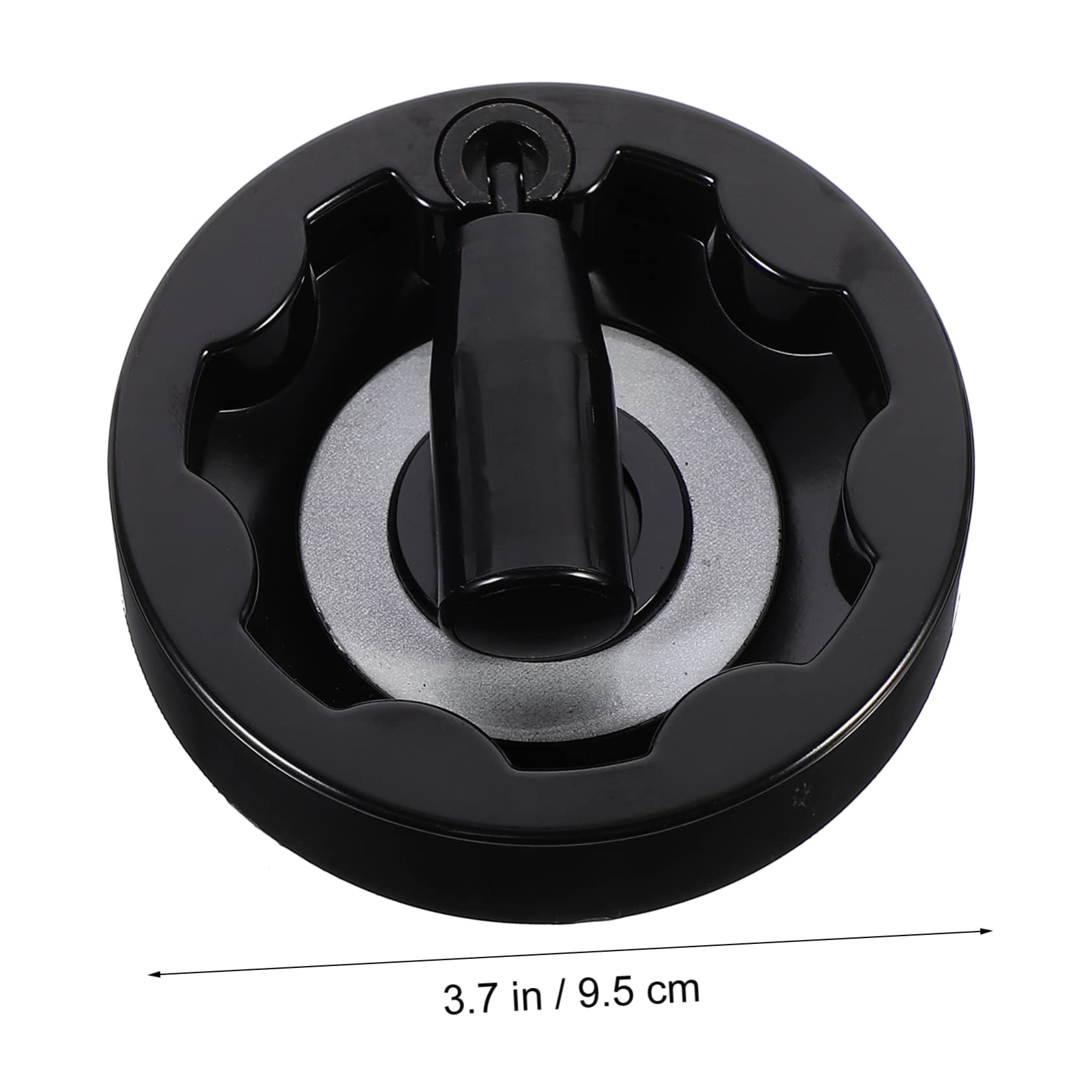 MUCKLILY Side Ripple Wheel Hand Wheel Bakelite Revolving Handle Hand Crank Wheel for Machinery