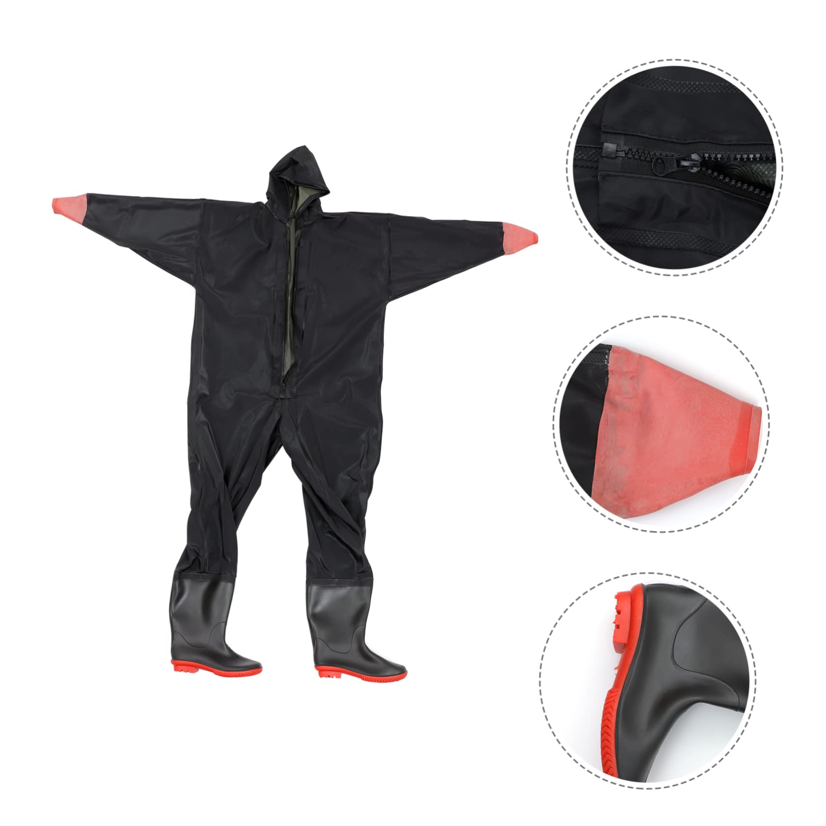 INOOMP Pantalones De Pesca Conjunto De Pesca Botas De Neopreno Ropa De Pesca para Hombres Ave Zancuda De Pecho Monos De Pesca Ave Zancuda De Pecho Botas con Botas Botas De Pesca De PVC