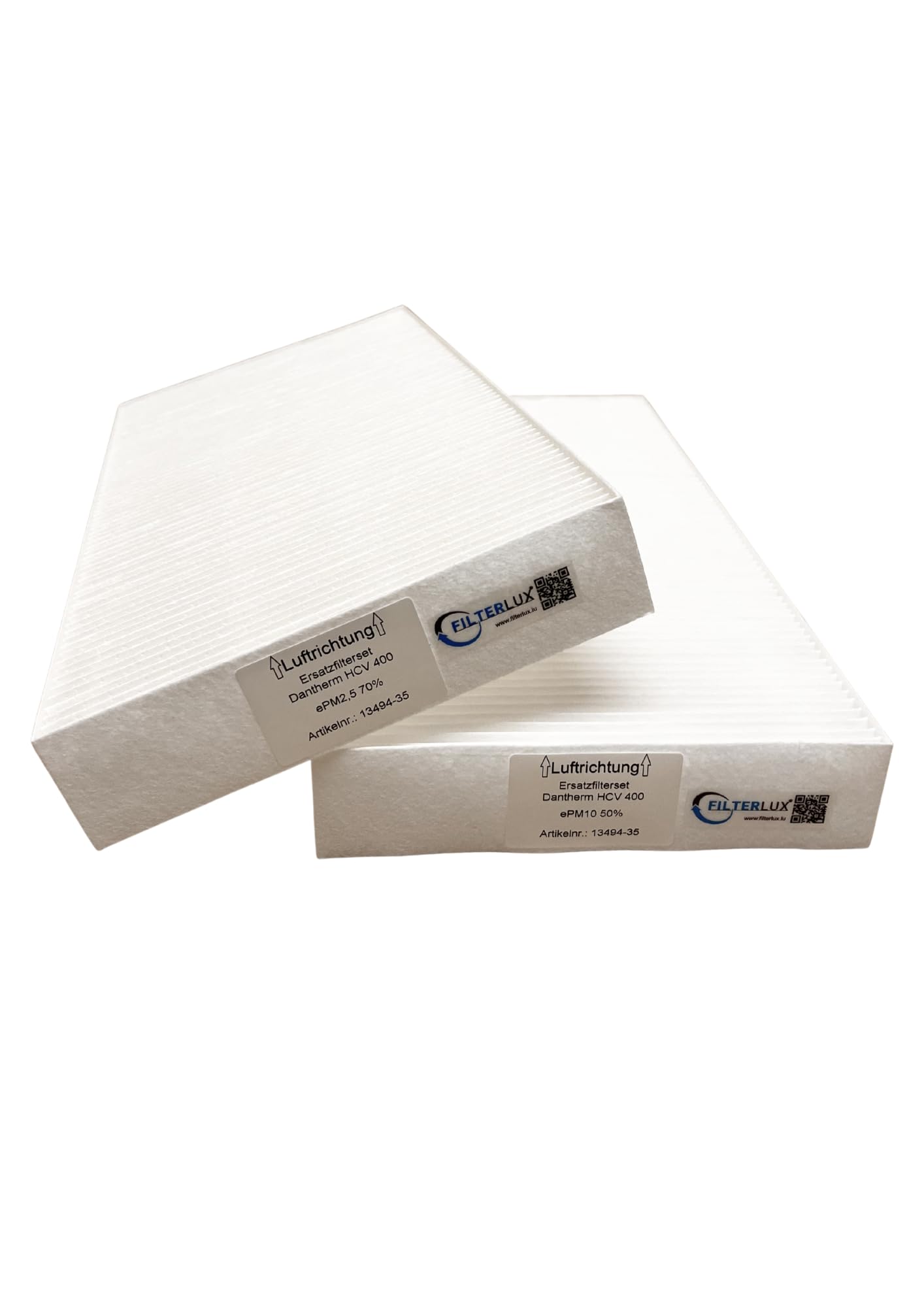 Ersatzfilterset kompatibel mit Dantherm HCV ePM2,5 70% und ePM10 50% entspricht ca. (F7/G4) 2 Stück