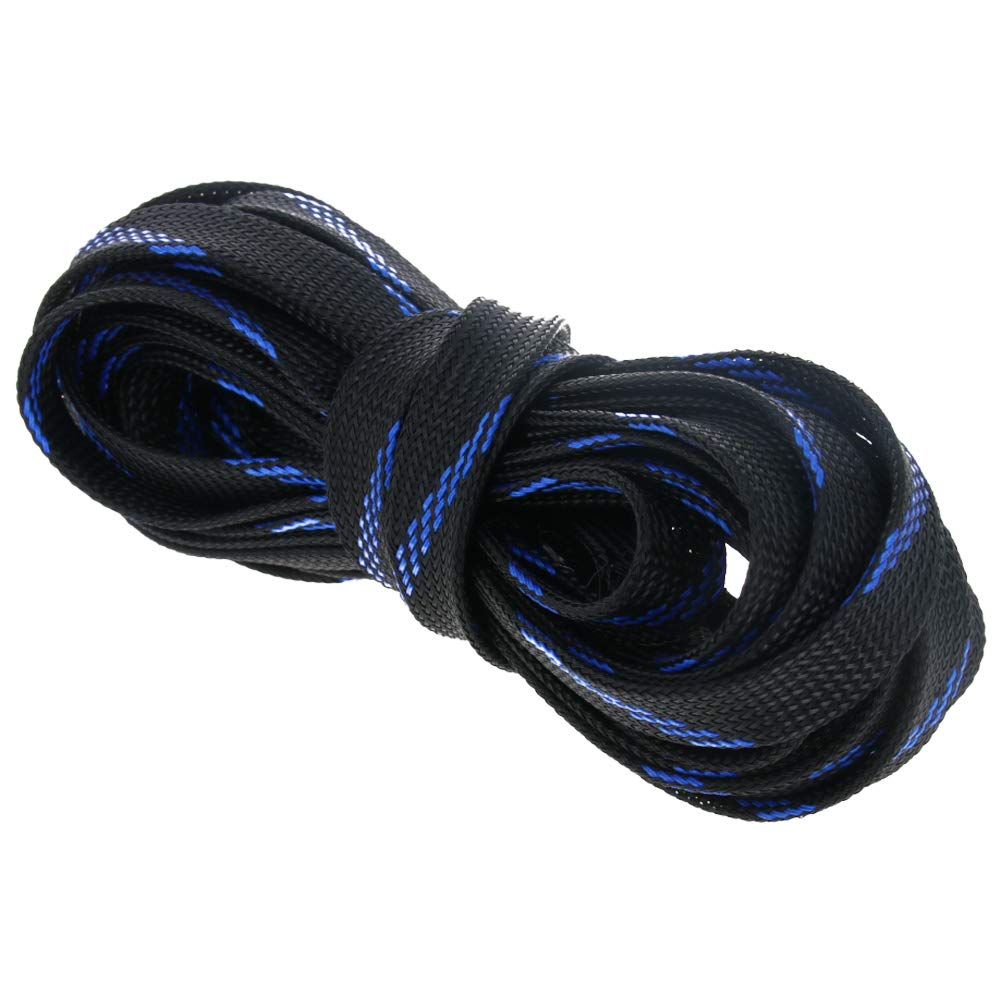 Guaina In Rete Metallica Per Cavi Da 5m - Protezione Antimorso Per Animali Domestici, Nero E Blu - Foto 14