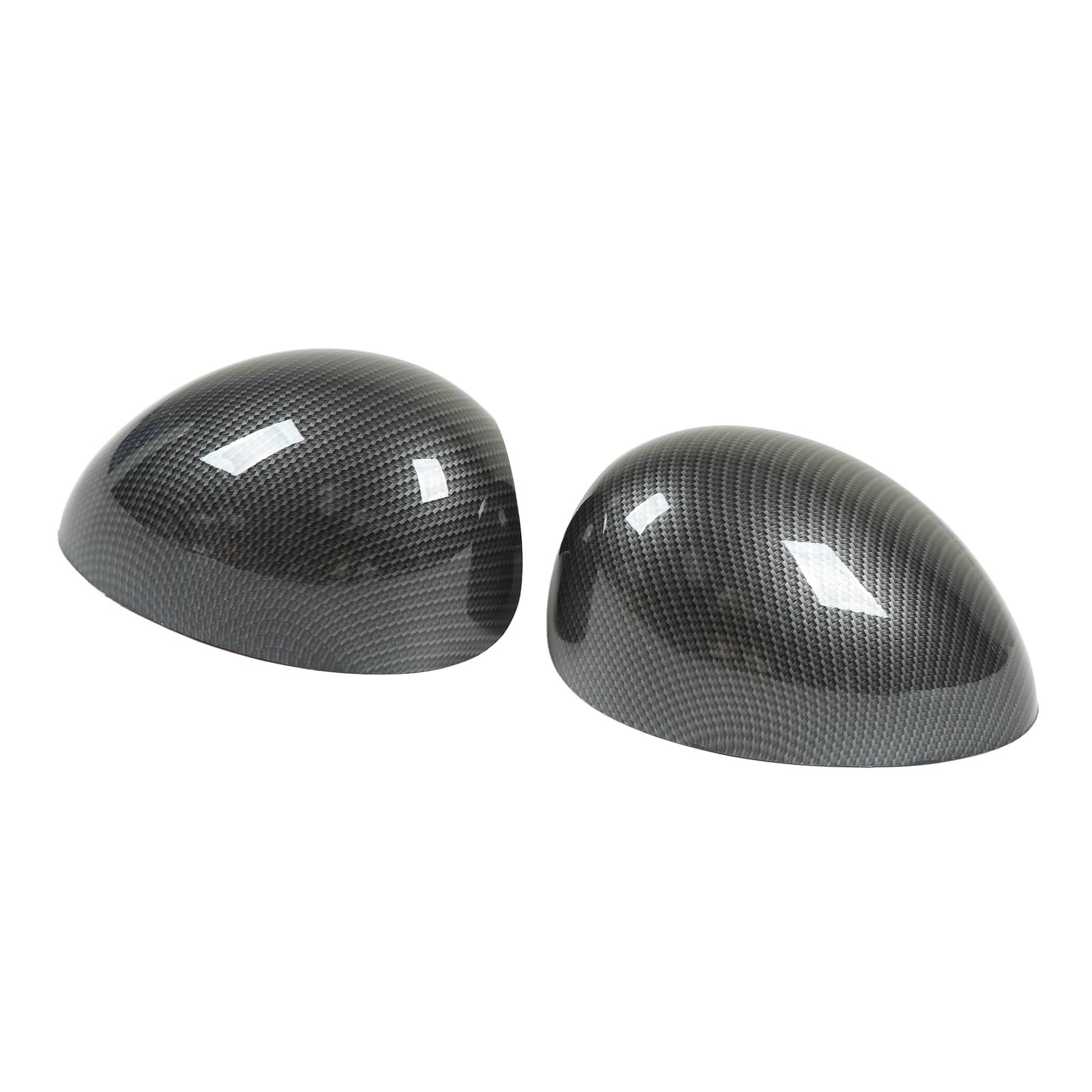 Copertura per Specchietto Retrovisore,Coperture per Specchietti in Fibra di Carbonio di Ricambio per Coppia Sinistra e Destra per R55 R56 R57 R58 R59 R60 R61 2007-2016