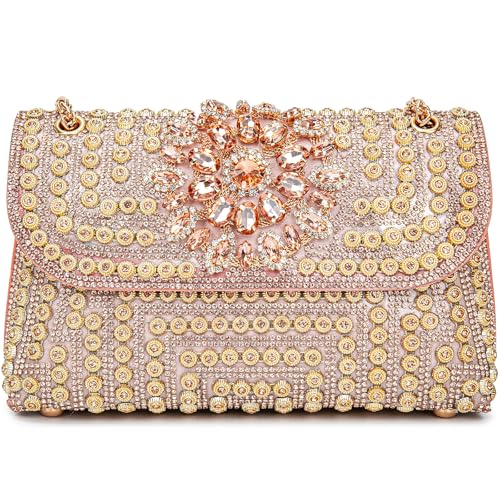 Image of Women's Evening Handbags Rhinestone Purse Crystal Evening Clutch for Women Formal
