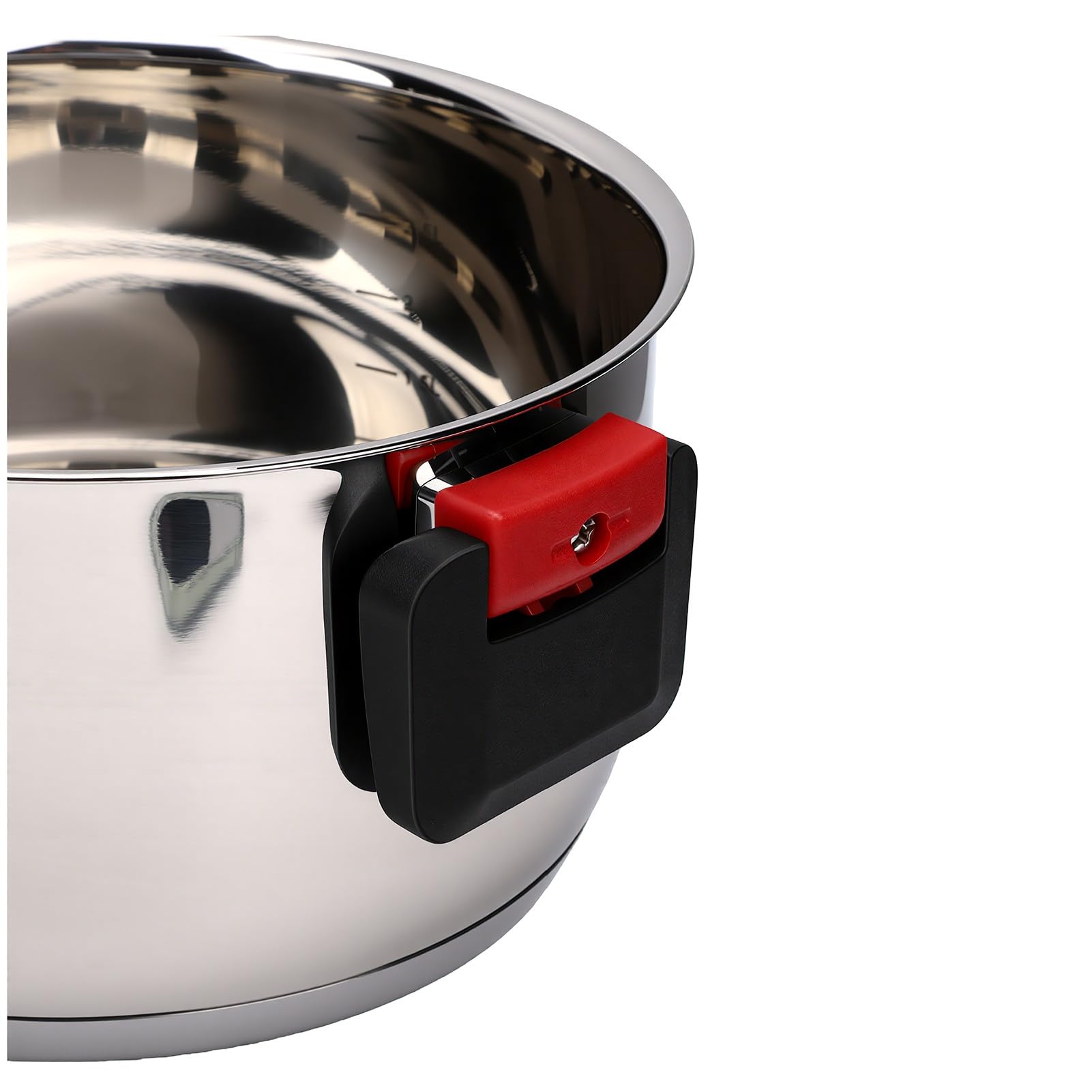 Generic Juego de Ollas Duraderas de Acero Inoxidable, Ollas Antiadherentes para Cocineros Caseros, 3 uds., 1,8l, 2,7l, 5,8l, Seguras para Horno de Inducción