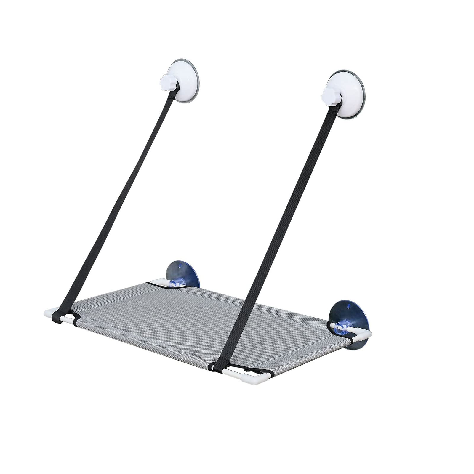 Perchoir de fenêtre pour chat avec tapis doux et ventouses pour petite vitre
