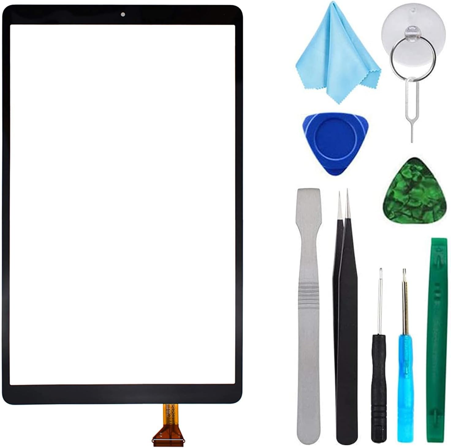 Black Touch Panel Digitizer Replacement Screen Glass for Samsung Galaxy Tab A 10.1 2019 SM-T510 SM-T515(not Include LCD,ONLY Sell for Pro Repair Shop !!!)