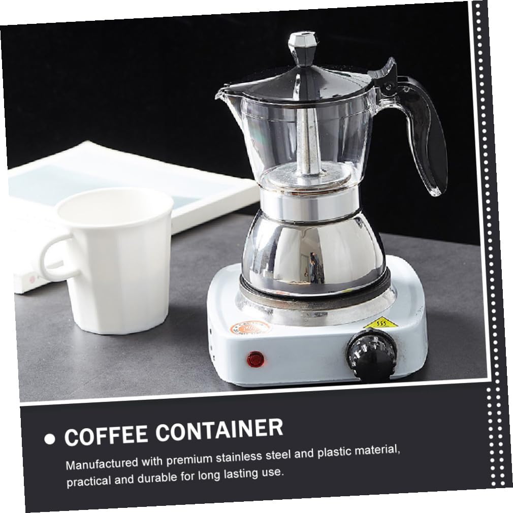 ULTECHNOVO Cafetera De Acero Inoxidable Cafetera Para Preparación Manual Para Uso Casa Para Café