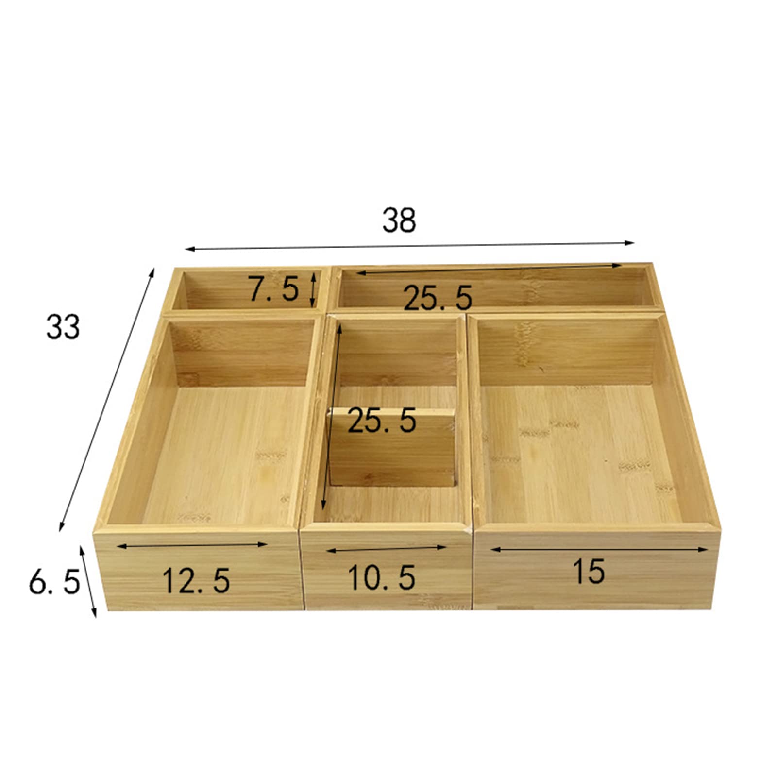 Organizer do szuflady na sztućce Taca do przechowywania sztućców na sztućce Przybory do serwowania Pudełko na sztućce Wielofunkcyjne pudełko do wkładania szuflady do kuchni, biura i artykułów